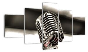Obraz mikrofonu (125x70cm)