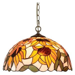 Prezent 238 - Lustr na řetězu TIFFANY 2xE27/60W/230V