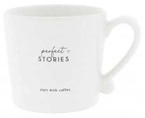 Hrnek Perfect stories, bílá, 250 ml Bastion Collections RJ-MUG-041-BL