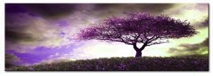 Murando DeLuxe Obraz Strom fialový Velikost: 90x30 cm