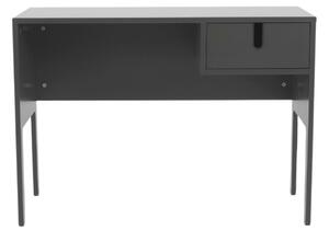 Matně šedý lakovaný pracovní stůl Tenzo Uno 105 x 50 cm