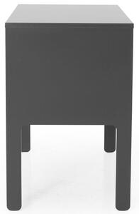 Matně šedý lakovaný pracovní stůl Tenzo Uno 105 x 50 cm