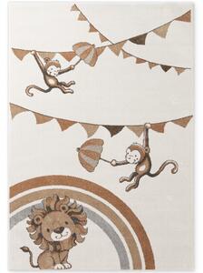 Villeroy & Boch, Dětský kusový koberec Villeroy & Boch Boho Kids 106308 Cream Multicolor, 120x170, bílá, dětský pokoj
