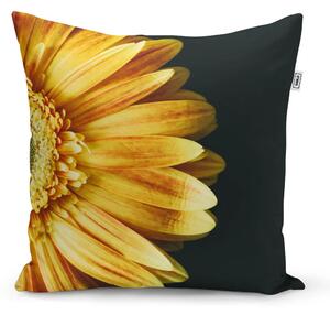 Sablio Polštář žlutá gerbera - 50x50 cm
