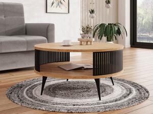 Konferenční stolek Mozimo, Barva: černá / arktická bílá Mirjan24 5903211338830