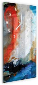 Skleněné hodiny vertikální Chaos zsppb-30x60-00089576