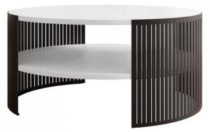 Konferenční stolek Zinzit, Barva: černá / bílý mramor Mirjan24 5903211338953