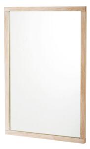 Bělené dubové zrcadlo Confetti 90 cm