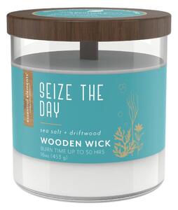Vonná svíčka s dřevěným knotem Seize the Day - 454g