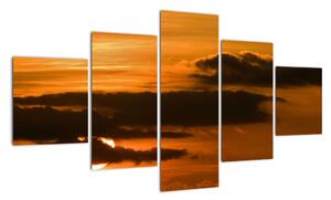 Západ slunce - moderní obrazy (125x70cm)