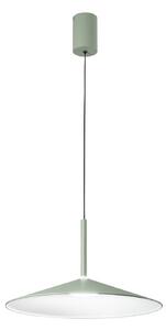 Luce Ambiente Design LED závěsné světlo Khan, zelená, Ø 48 cm, kov,, Zelená, Obývací pokoj / jídelna, kov, Moderní