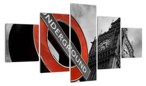 Londýnské metro - obraz (125x70cm)