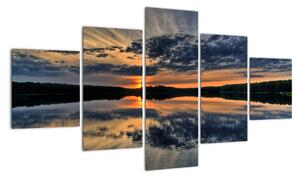 Západ slunce - obraz do bytu (125x70cm)