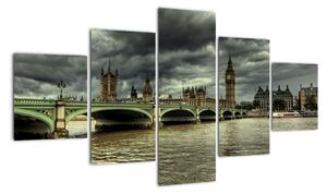 Londýnský Big Ben - obrazy (125x70cm)