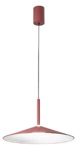 Luce Ambiente Design LED závěsné světlo Khan, červená, Ø 48 cm, kov,, Červená, Obývací pokoj / jídelna, kov, Moderní