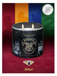 Vonná svíčka Harry Potter Hogwarts Hufflepuff s prstenem velikosti 8 =L=18,19mm