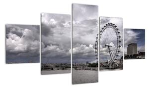 Londýnské oko (London eye) - obraz (125x70cm)