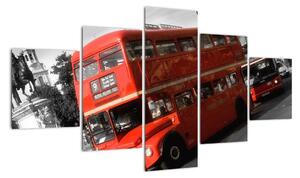 Anglický autobus Double-decker - obraz (125x70cm)