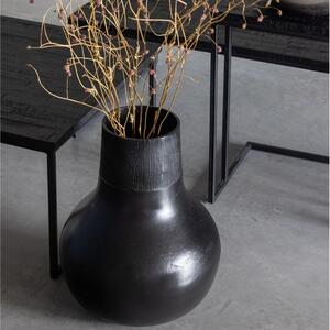DNYMARIANNE -25% Hoorns Černá kovová váza Kymani XL
