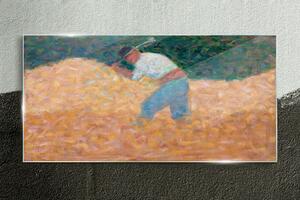 Obraz na skle Obraz na skle Kamenný jistič Seurat