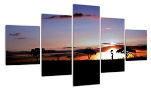 Západ slunce - obraz (125x70cm)