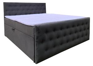 Čalouněná postel boxspring FENDI, 140x200, casablanca 4