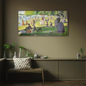 Obraz na skle Obraz na skle La Grande Latte Seurat