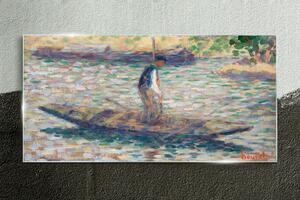 Obraz na skle Obraz na skle Rybář Seurat