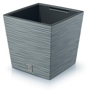 Květináč FURU SQUARE LOW 24 cm - barva: beton