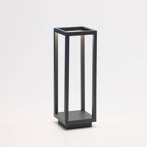 Zafferano Home LED lucerna na baterii IP54 šedá
