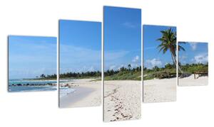 Exotická pláž - obraz (125x70cm)