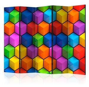 Paraván - Rainbow Geometry II [Room Dividers]