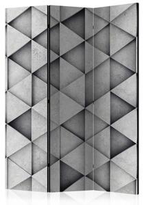 Paraván - Grey Triangles [Room Dividers]