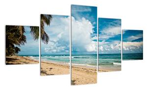 Pláž - obraz (125x70cm)