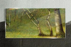 Obraz na skle Obraz na skle Les na Pontaubert Seurat