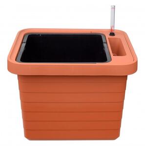 Samozavlažovací truhlík PLASTIA BERBERIS UNO 45x39x35 terakota