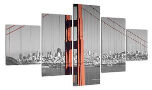 Golden Gate Bridge - obrazy (125x70cm)