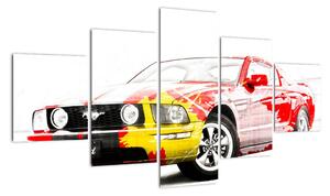 Auto Ford Mustang - obraz (125x70cm)