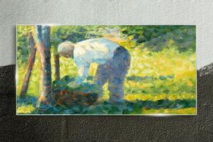 Obraz na skle Obraz na skle Zahradník Seurat