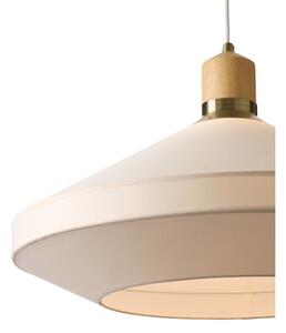 Halo Design 744091-Lustr na lanku PARIS 1xE14/40W/230V pr. 24 cm krém./mosaz/dub