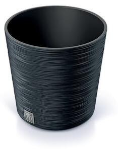 Květináč FURU ROUND 25 cm - barva: antracit