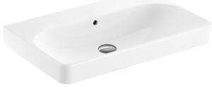 Geberit Smyle Square umyvadlo 74.5x48 cm obdélníkový klasický-nábytkový-na pult bílá 500.249.00.2