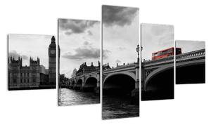 Londýn - moderní obraz (125x70cm)