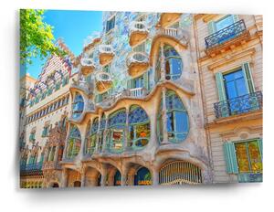 Sablio Obraz Barcelona Gaudi Casa Batllo 2 - 90x60 cm