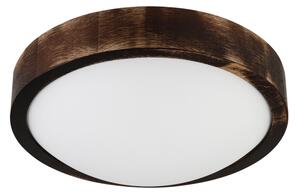 Brilagi - LED Stropní svítidlo CARVALHO SLIM SMOKEY LED/20W/230V dub pr. 27,5 cm