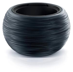 Květináč FURU BOWL s vkladem 37,8 cm - barva: antracit