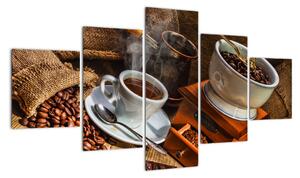 Mlýnek na kávu - obraz (125x70cm)
