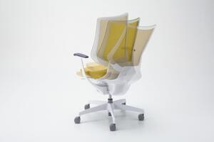 Kokuyo Japonská aktivní židle - Kokuyo ING GLIDER 360° černá kostra