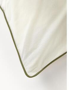 Povlak na polštář z bavlněného perkálu s lemováním Daria