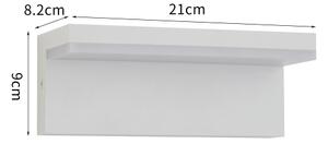 Brilagi - LED Venkovní nástěnné svítidlo TESSI LED/10W/230V bílá IP54